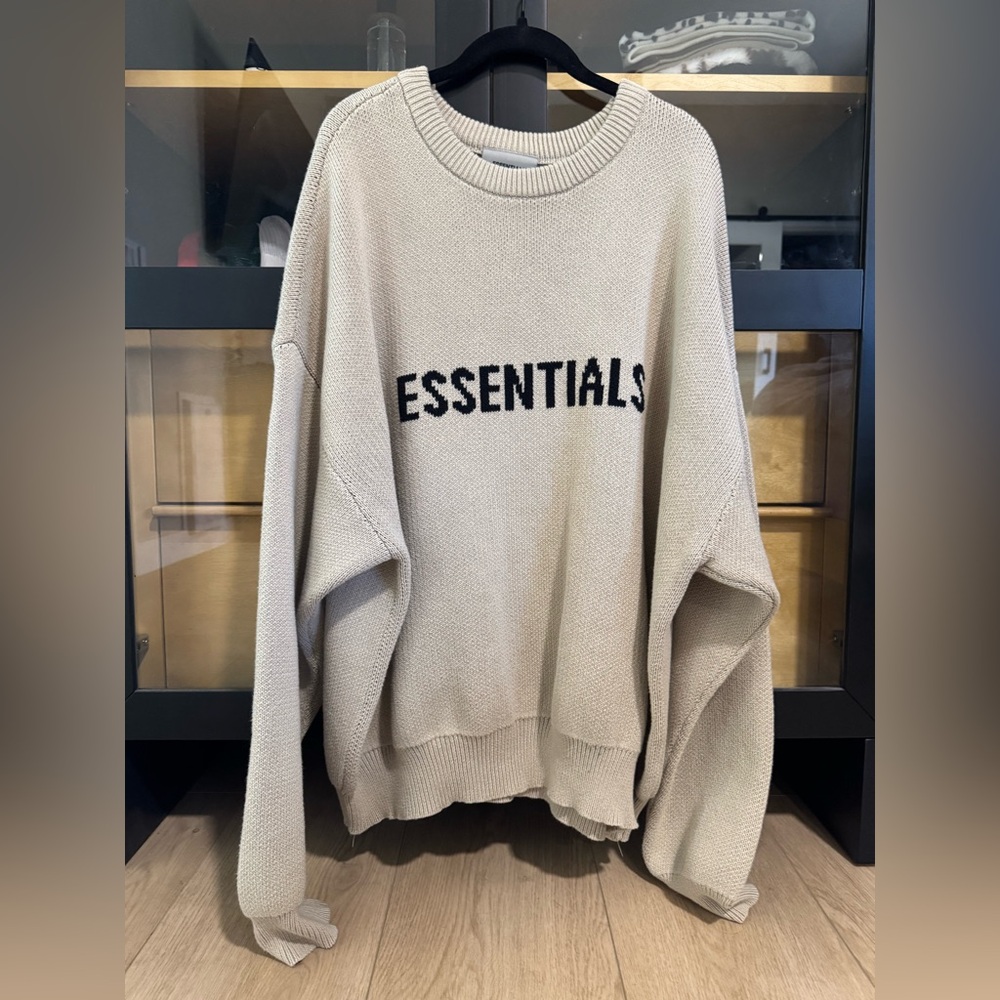 Knit Essentials SSENSE Exclusive Pullover Sweater- Linen